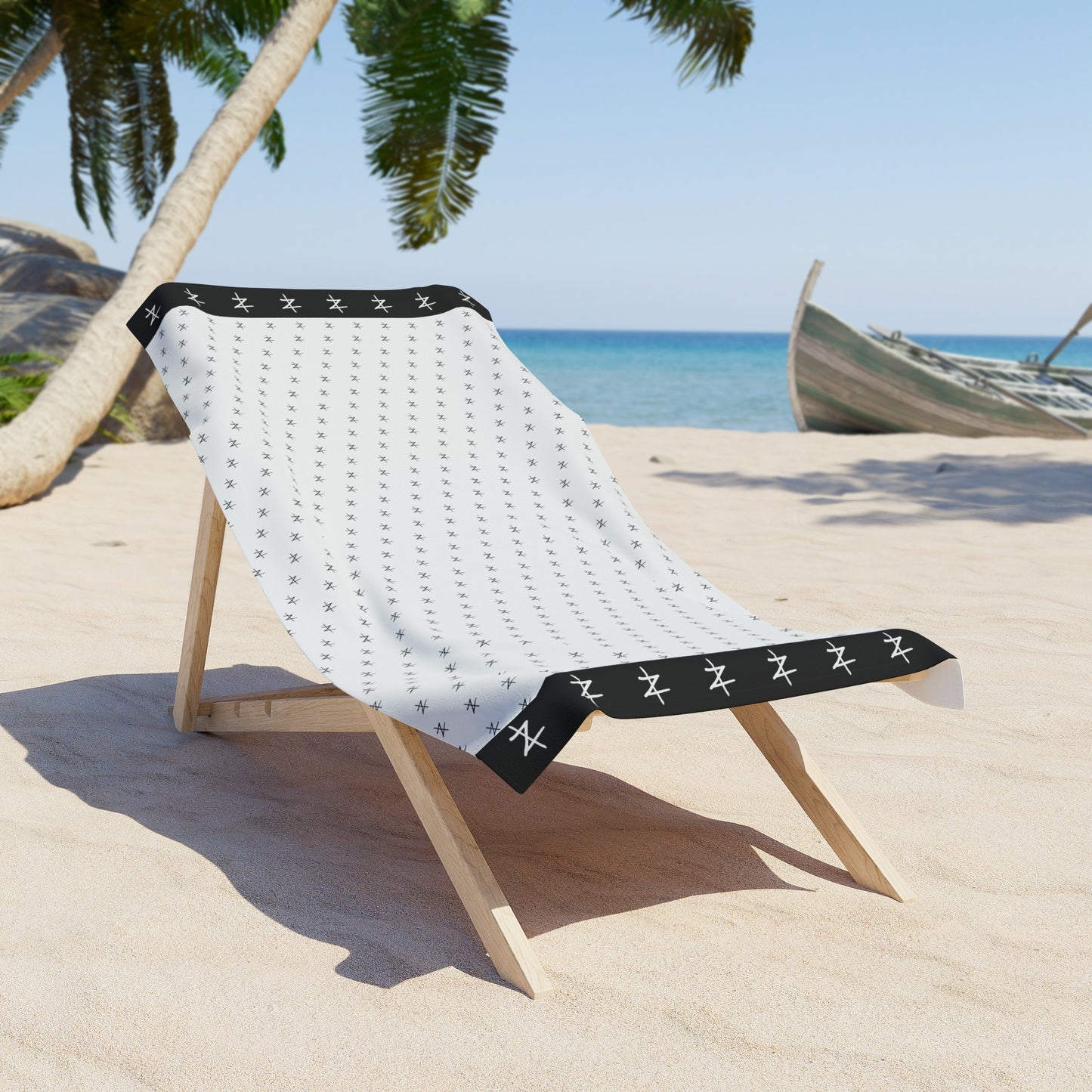 Zachary Peebels® Luxury Z-Logo Beach Towel